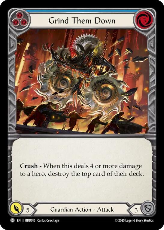 Grind Them Down (Blue) card image