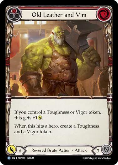 Old Leather and Vim card image