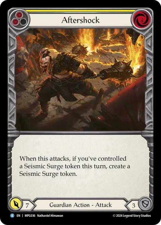 Aftershock (Yellow) card image