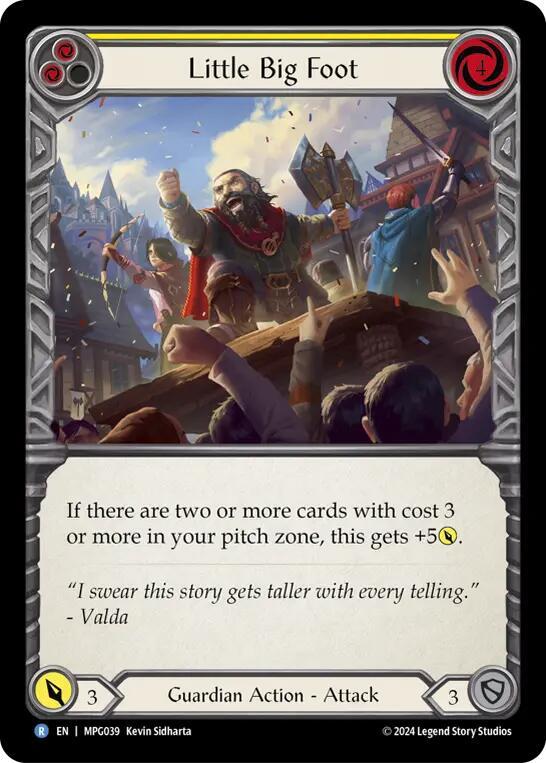Little Big Foot (Yellow) card image