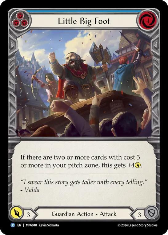Little Big Foot (Blue) card image
