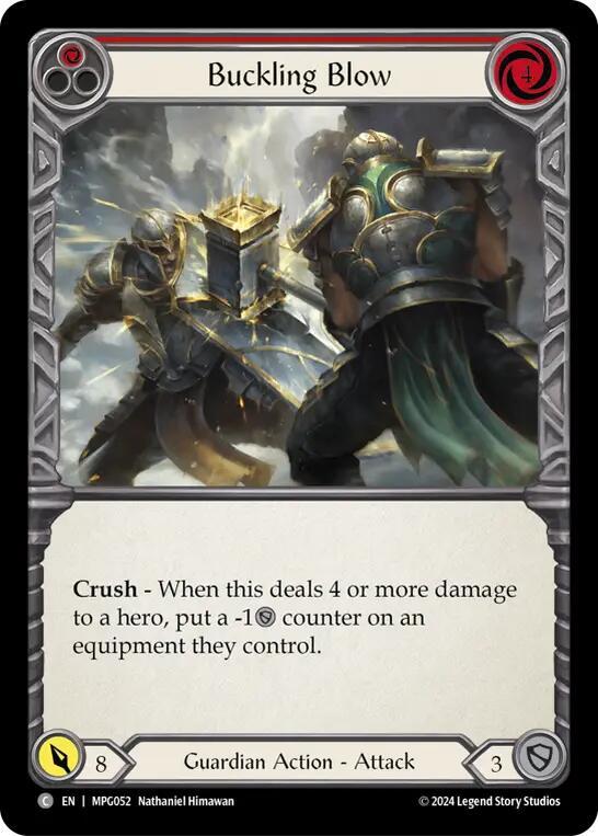 Buckling Blow (Red) card image