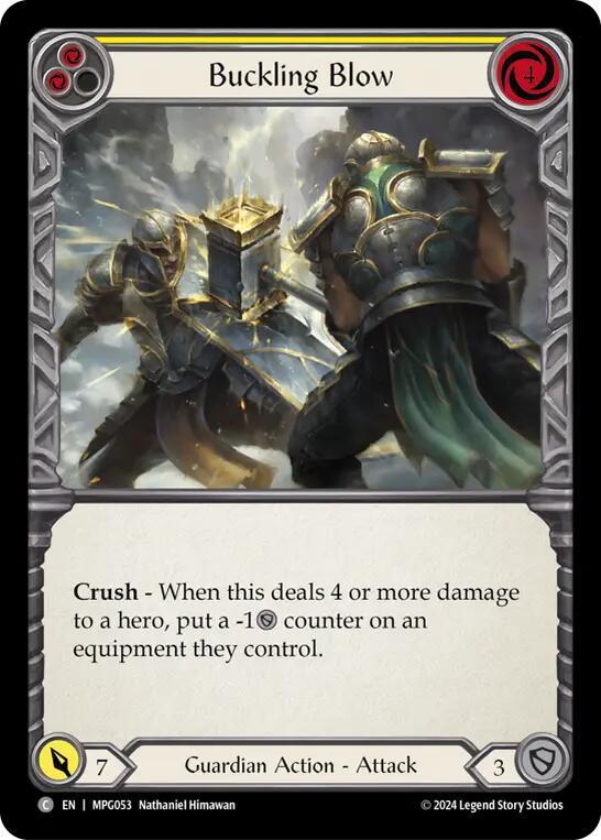 Buckling Blow (Yellow) card image