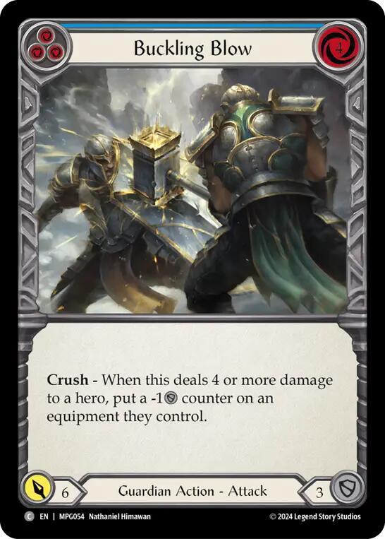 Buckling Blow (Blue) card image