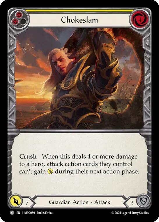 Chokeslam (Yellow) card image