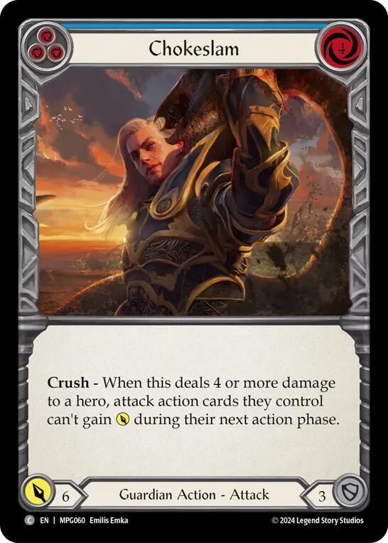 Chokeslam (Blue) card image