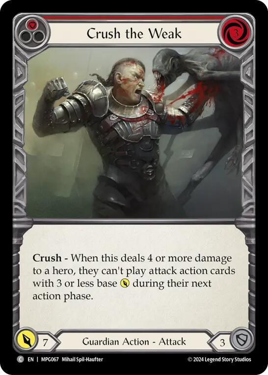 Crush the Weak (Red) card image