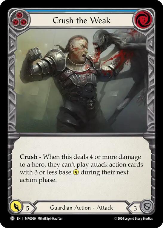 Crush the Weak (Blue) card image