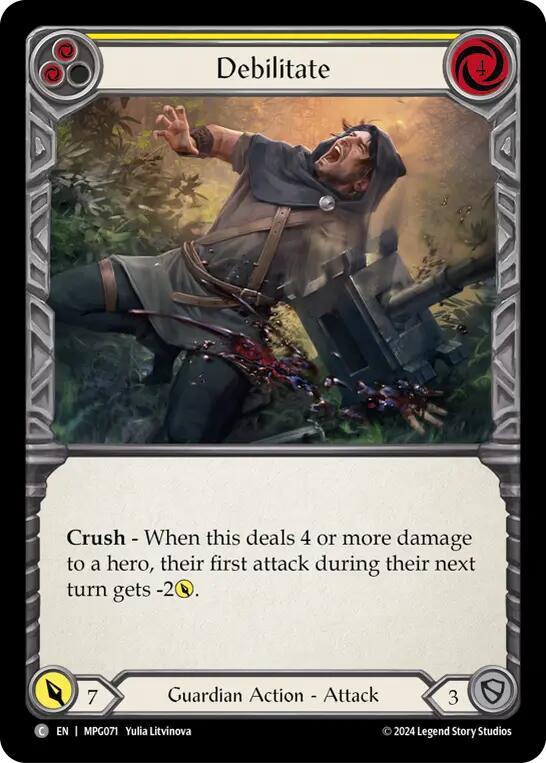 Debilitate (Yellow) card image