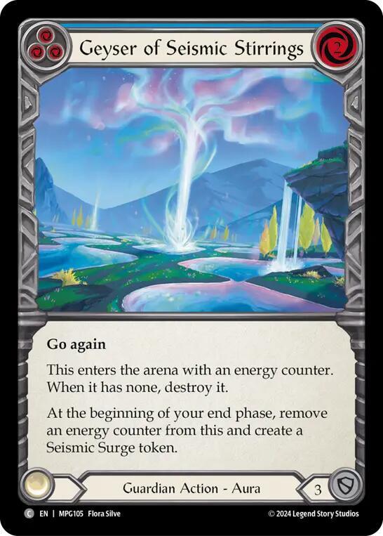 Geyser of Seismic Stirrings (Blue) card image