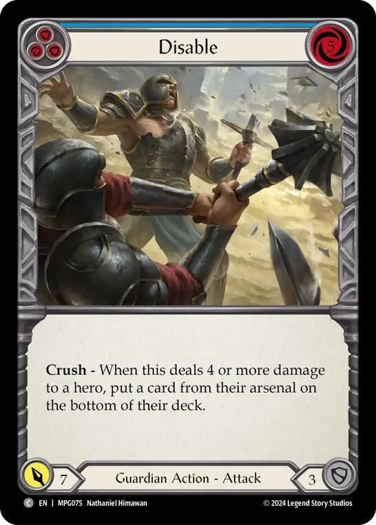 Disable (Blue) card image