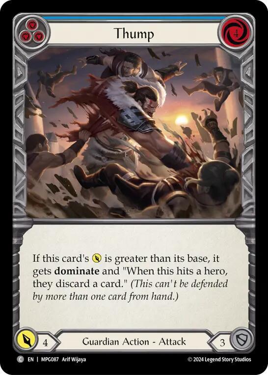 Thump (Blue) card image