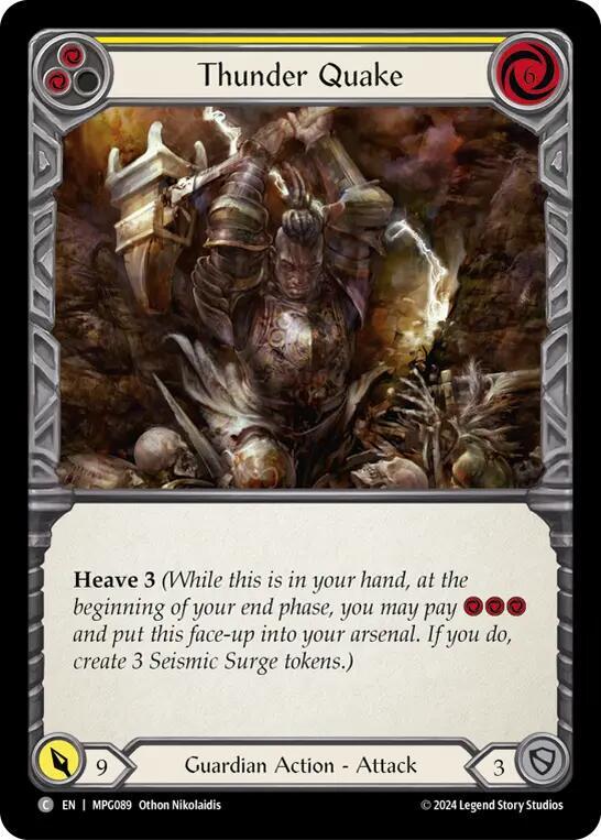 Thunder Quake (Yellow) card image