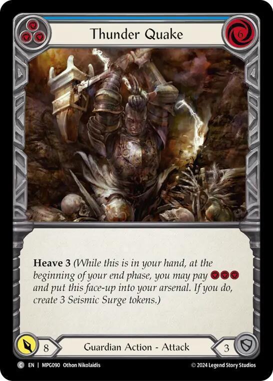 Thunder Quake (Blue) card image