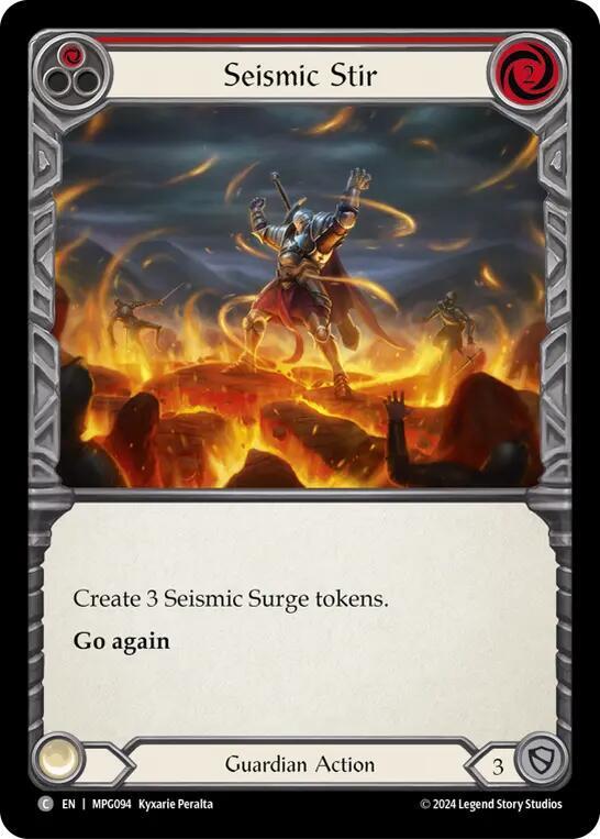 Seismic Stir (Red) card image