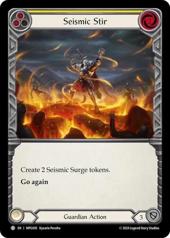 Seismic Stir (Yellow) card image