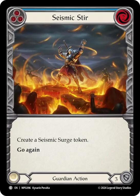 Seismic Stir (Blue) card image