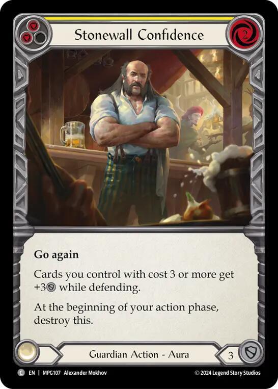 Stonewall Confidence (Yellow) card image