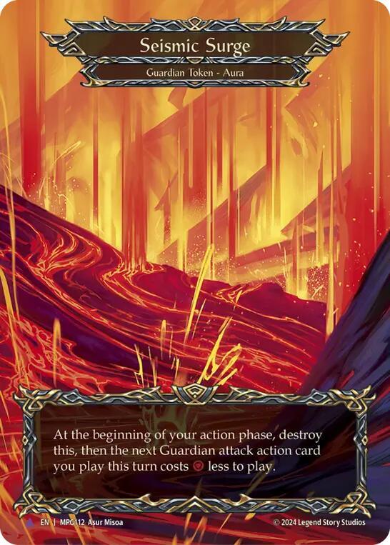Seismic Surge (Lava) (Marvel) card image