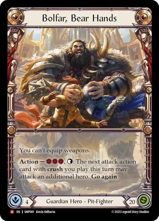 Bolfar, Bear Hands card image