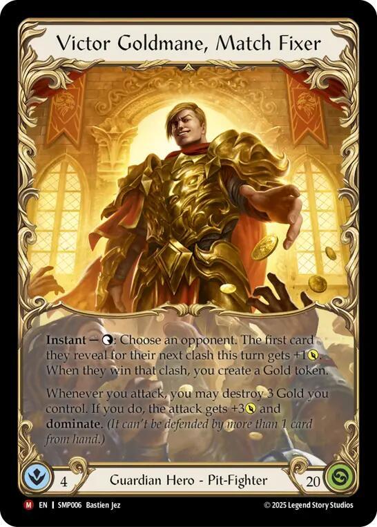 Victor Goldmane, Match Fixer card image