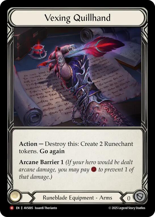 Vexing Quillhand card image