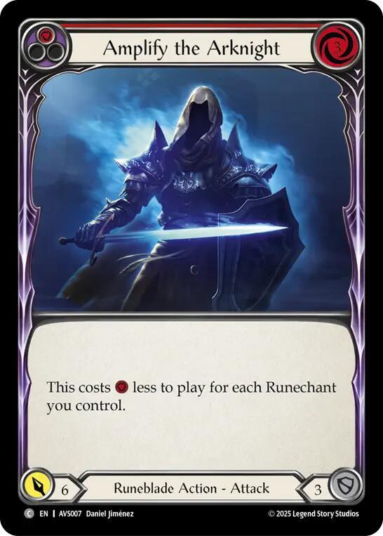 Amplify the Arknight (Red) card image