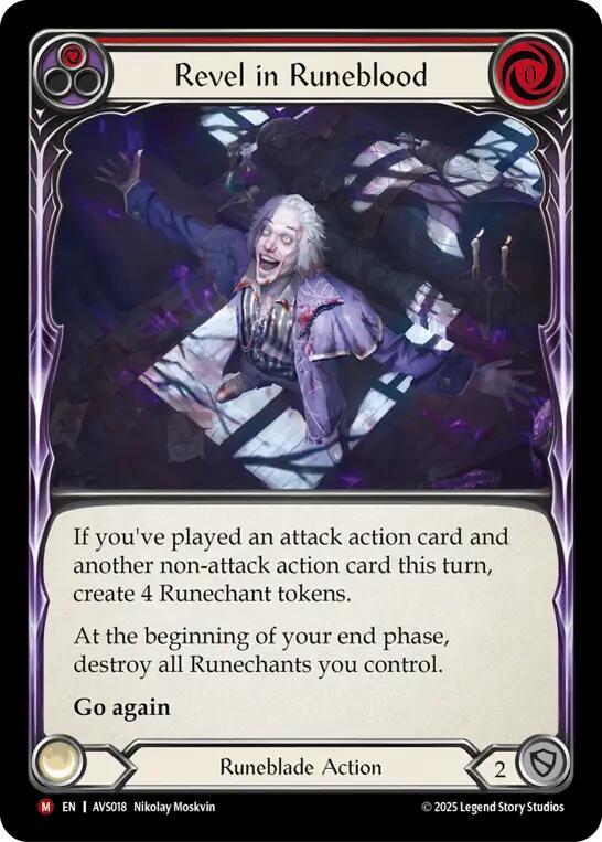 Revel in Runeblood (Red) card image