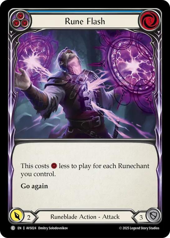 Rune Flash (Blue) card image