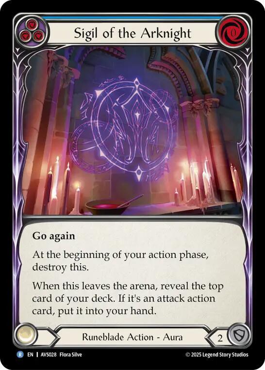 Sigil of the Arknight (Blue) card image