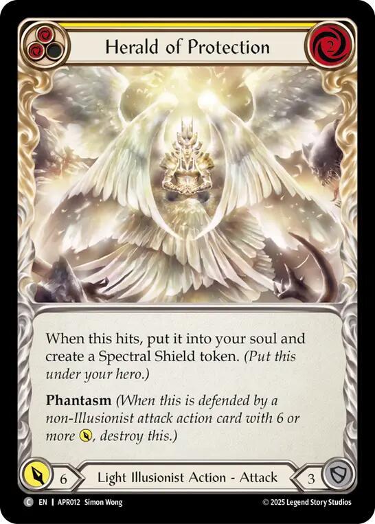 Herald of Protection (Yellow) card image