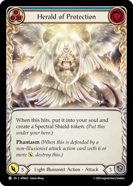 Herald of Protection (Blue) card image