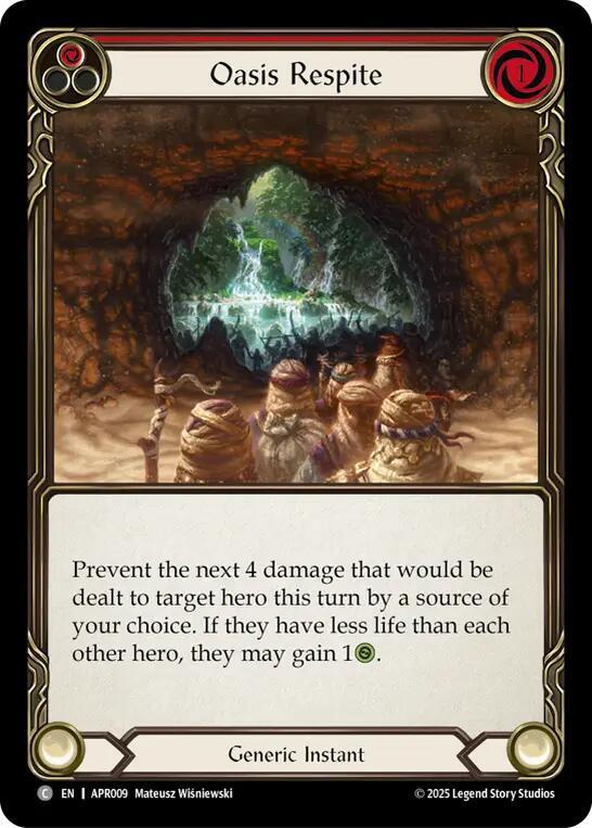 Oasis Respite (Red) card image