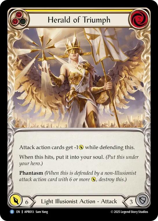 Herald of Triumph (Yellow) card image