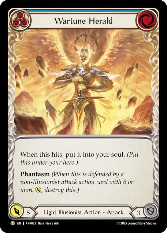 Wartune Herald (Blue) card image