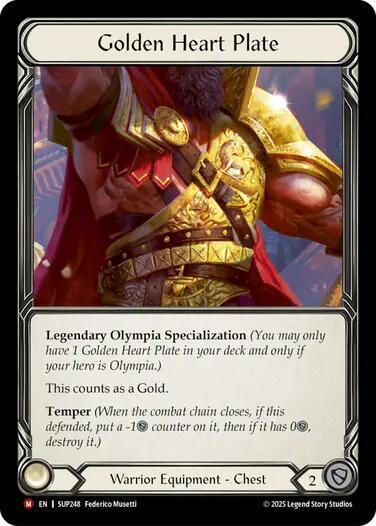 Golden Heart Plate card image