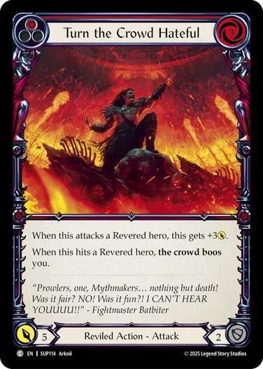 Turn the Crowd Hateful (Red) card image