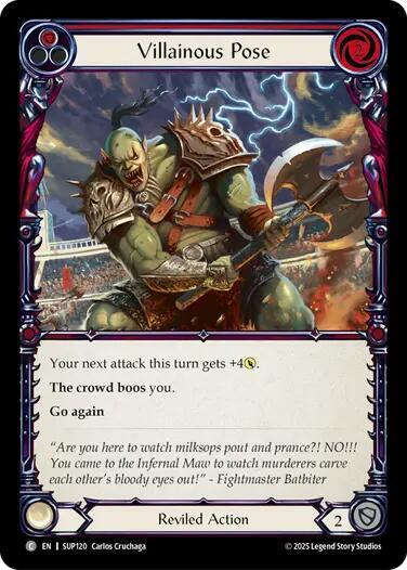 Villainous Pose (Red) card image
