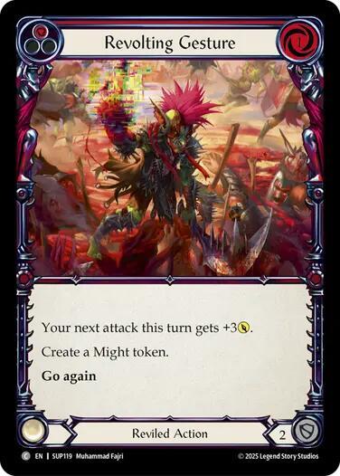 Revolting Gesture card image