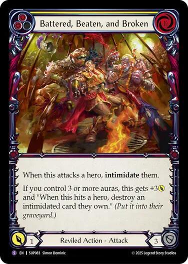 Battered, Beaten, and Broken card image