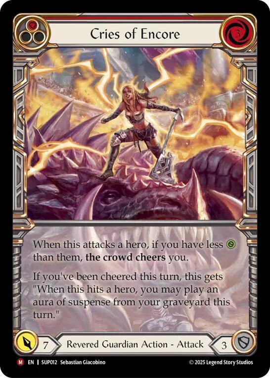 Cries of Encore (Extended Art) card image