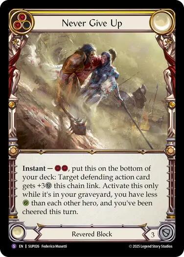 Never Give Up card image