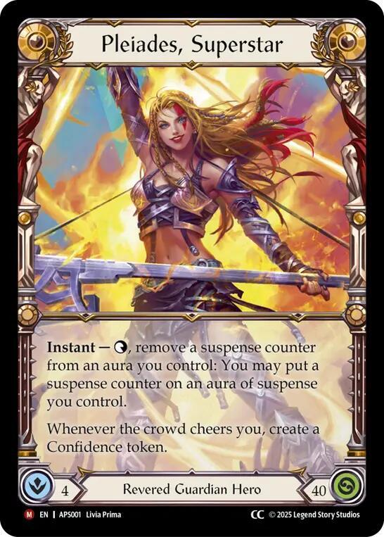 Pleiades, Superstar card image
