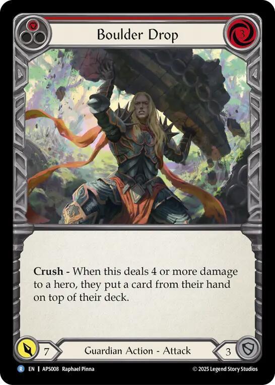 Boulder Drop (Red) card image