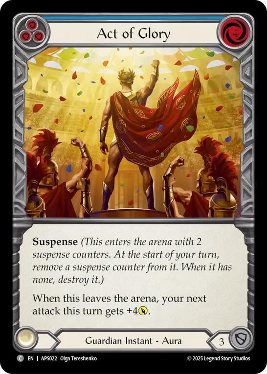 Act of Glory (Blue) card image