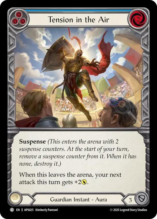 Tension in the Air (Blue) card image