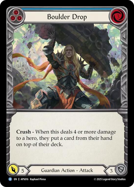 Boulder Drop (Blue) card image