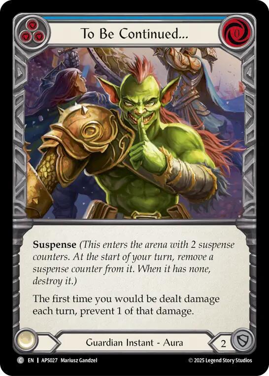 To Be Continued... card image