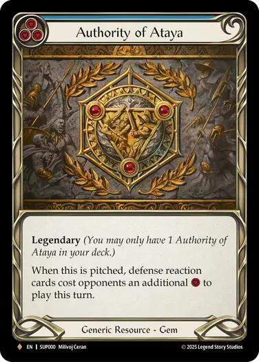 Authority of Ataya card image