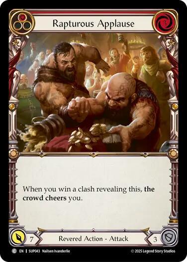Rapturous Applause (Red) card image